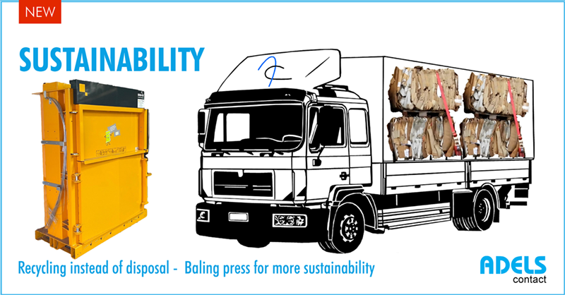 Recycling statt Entsorgung – Ballenpresse für mehr Nachhaltigkeit