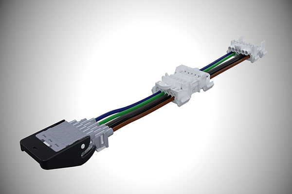 LEDtrack Lichtbandsystem - LEDtrack Durchgangsverdrahtung - LEDtrack REEL/ 5 525 450 3P A75 B150 C75 GEN2